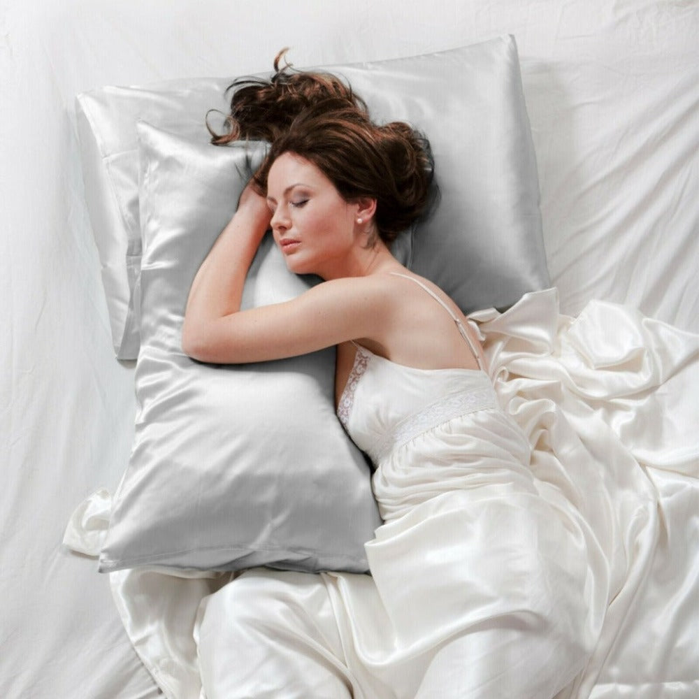 Premium Mulberry Silk Pillowcase (Twin Pack)