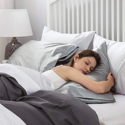 Premium Mulberry Silk Pillowcase (Twin Pack)