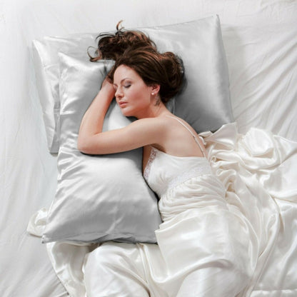 Premium Mulberry Silk Pillowcase (Twin Pack)